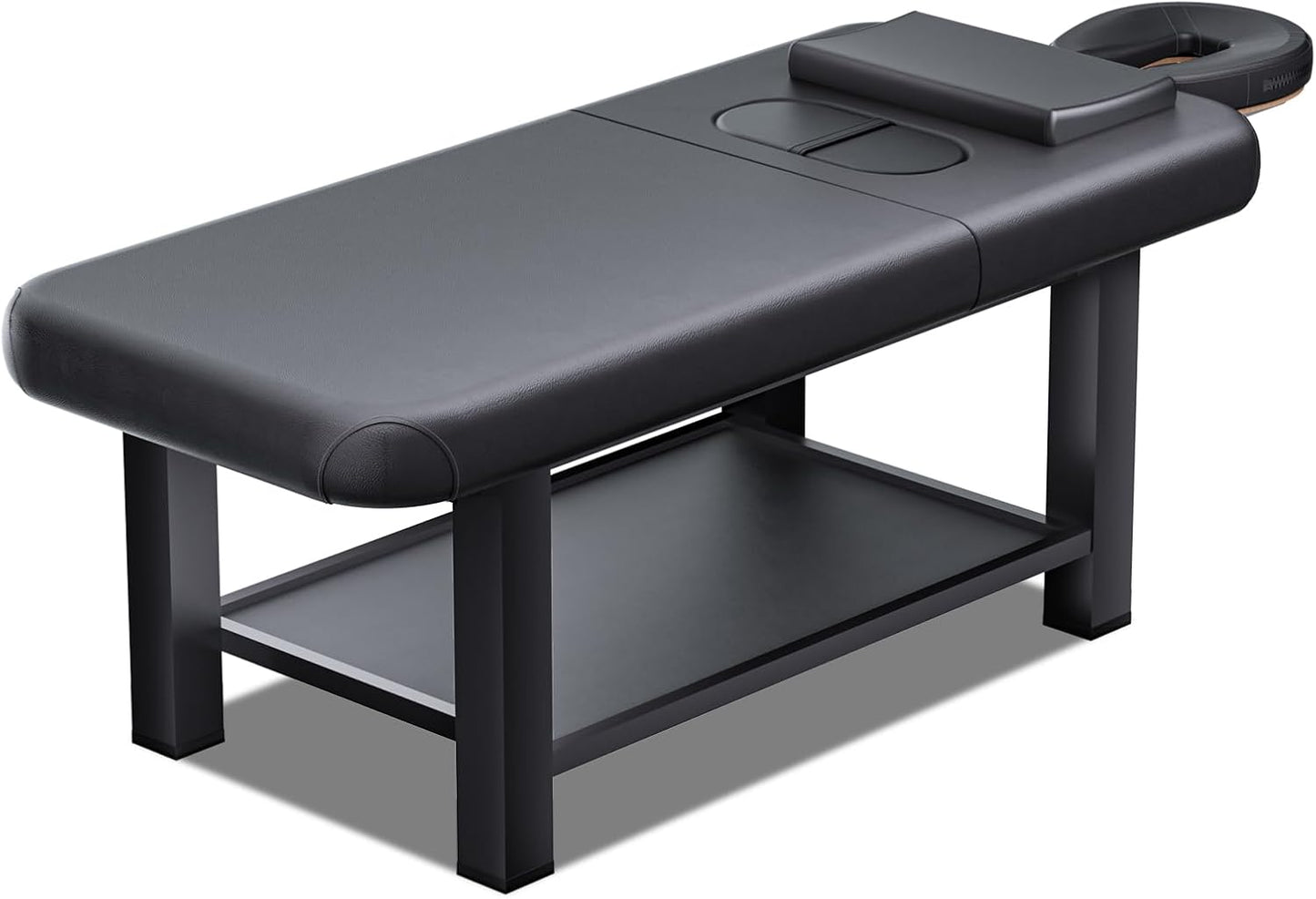 Stationary Massage Table with Memory Foam