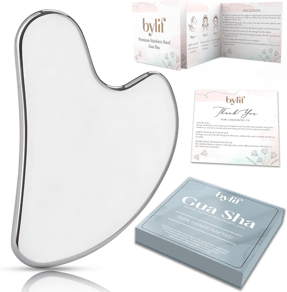 Gua Sha Facial Tools Metal