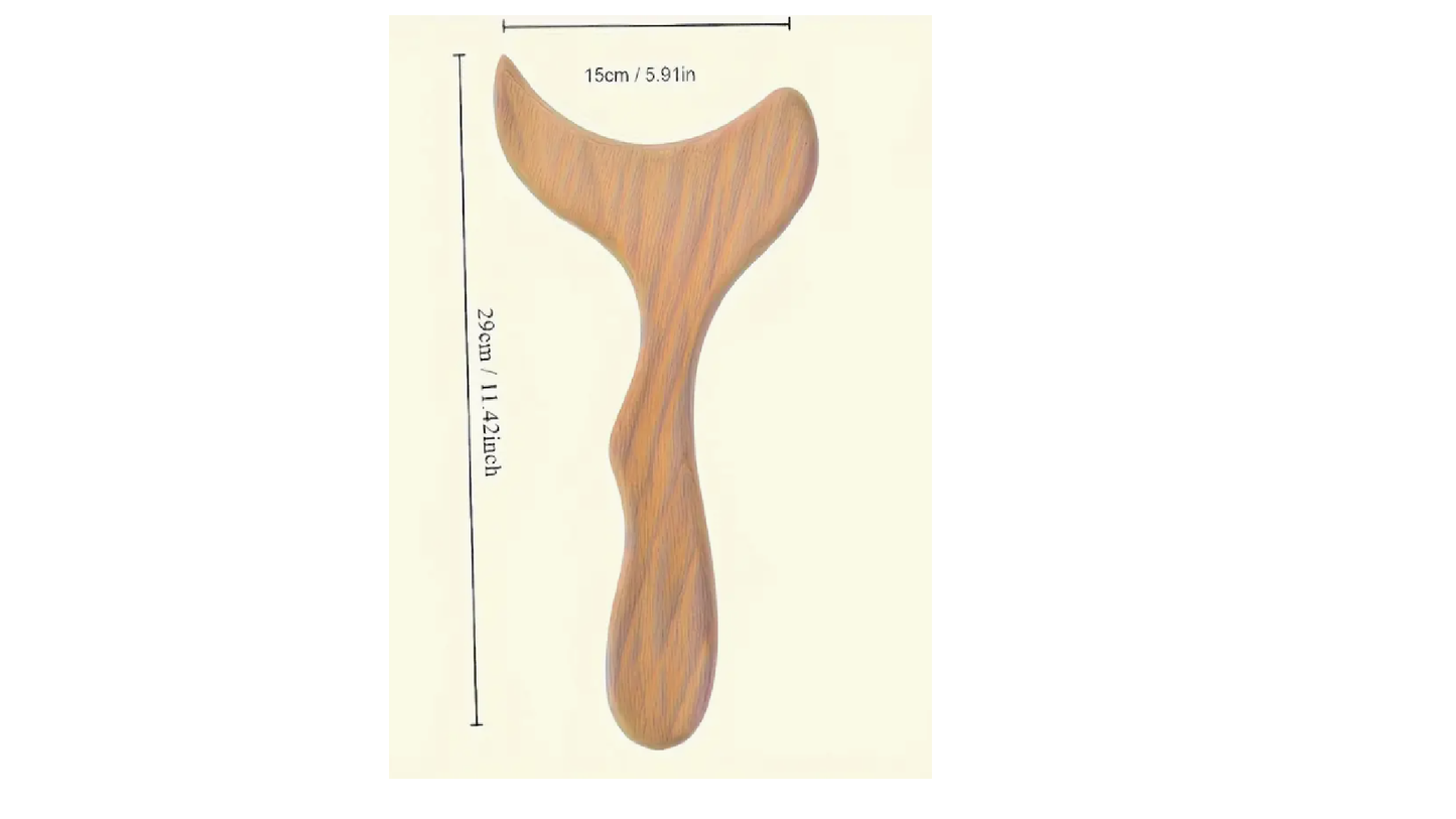 Fish Tail Shape Wooden Maderoterapia