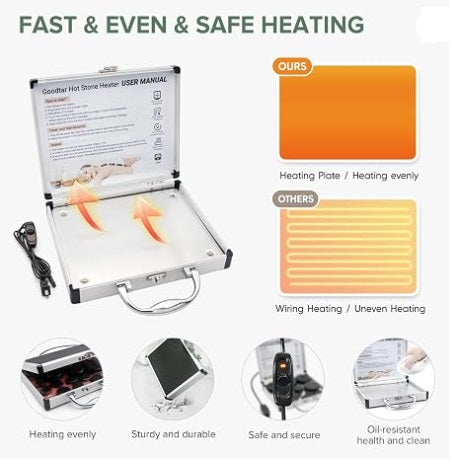 Hot Stones Massage Warmer Kit