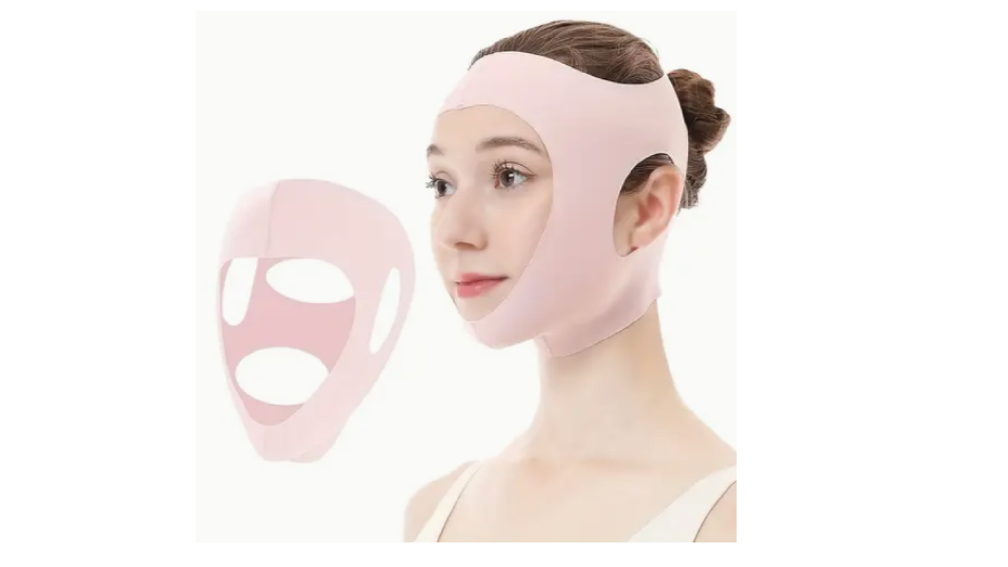 Pink V-Line Face Shaping Mask