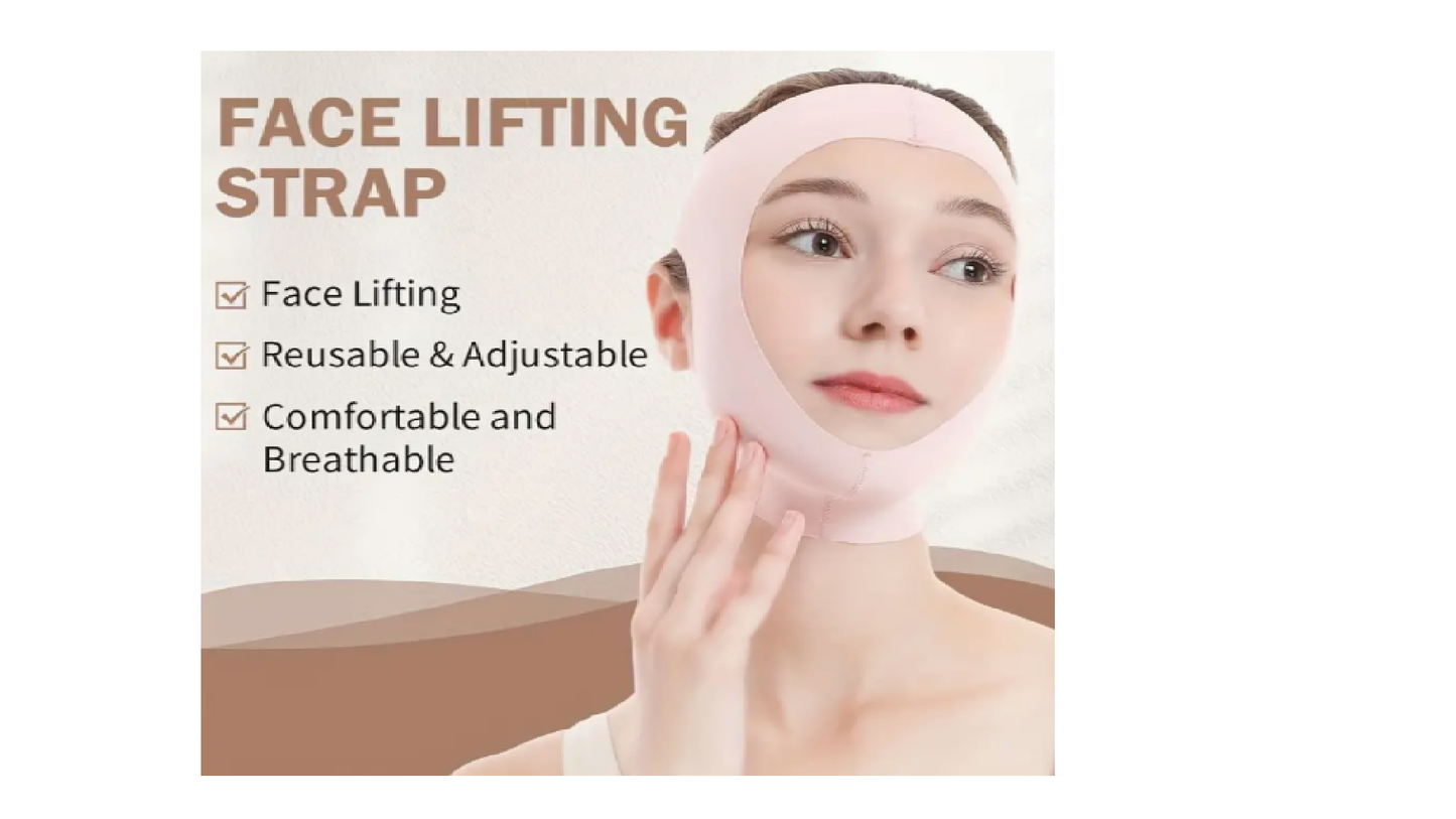 Pink V-Line Face Shaping Mask