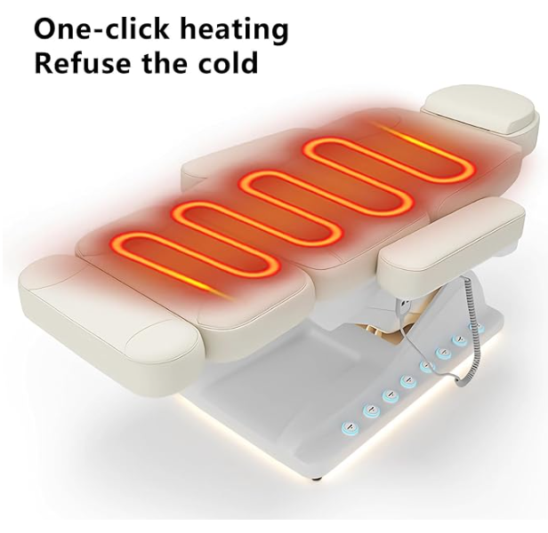 Electric Massage Table, Adjustable Facial Massage Tattoo Chair