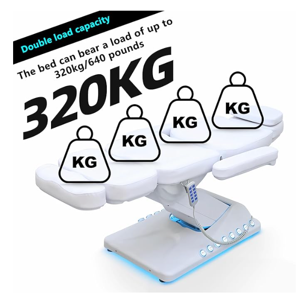 Electric Massage Table, Adjustable Facial Massage Tattoo Chair