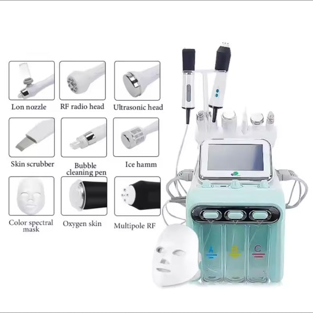 9in1 Hydro Facial Machine Professional Hydro microdermabrasion Machine , with Oxy Pod