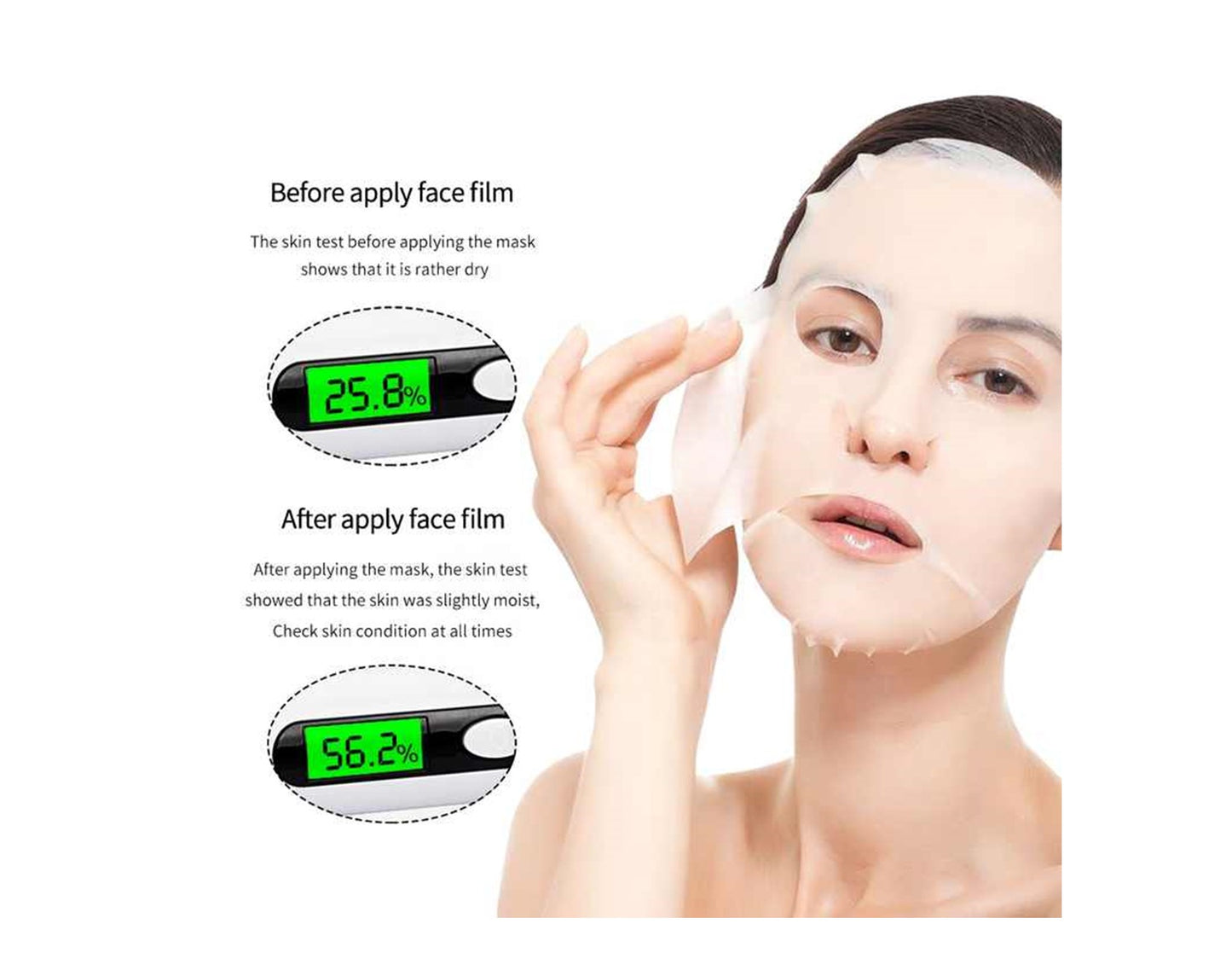 Digital Moisture Monitor For Skin