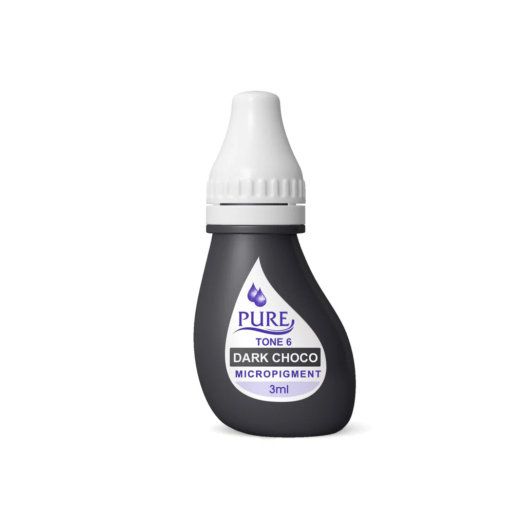3 ml Pure Dark Chocolate Pigment -box Brow, Eyeliner Color-