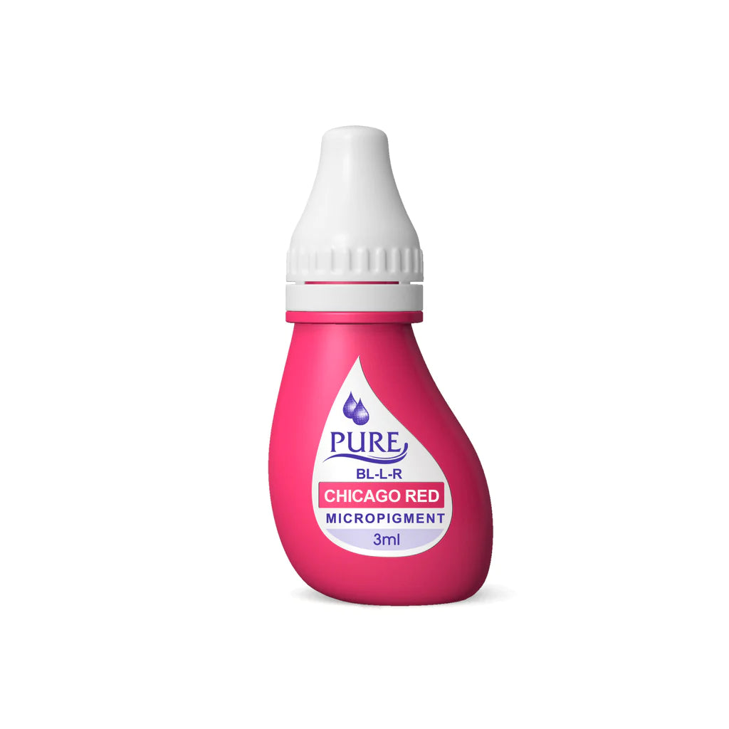3 ML Pure Chicago Red Pigment-Lip Color/ Blue Lip Correctant-