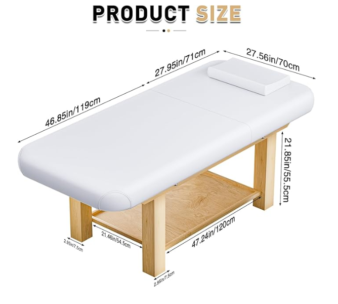 Esthetic, Massage, Tattoo Table with Memory Foam