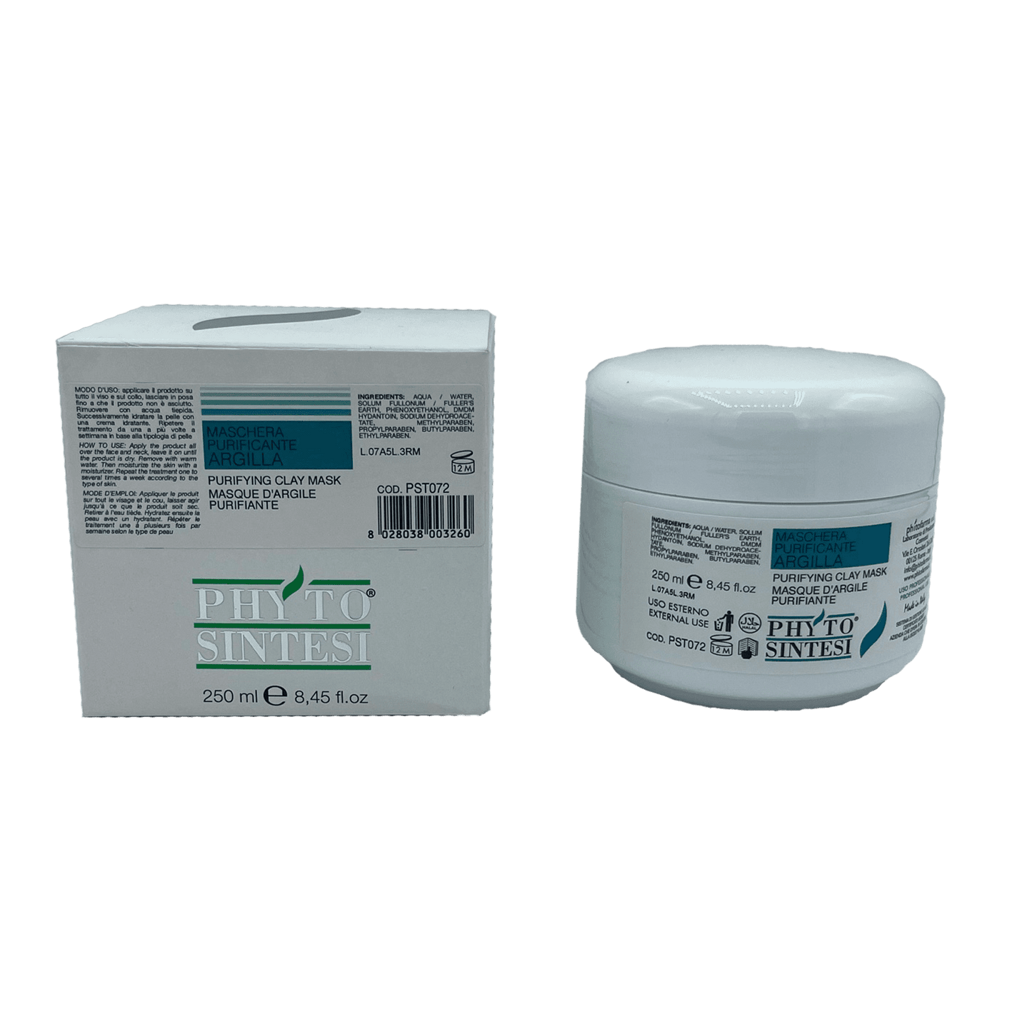 Purifying clay mask