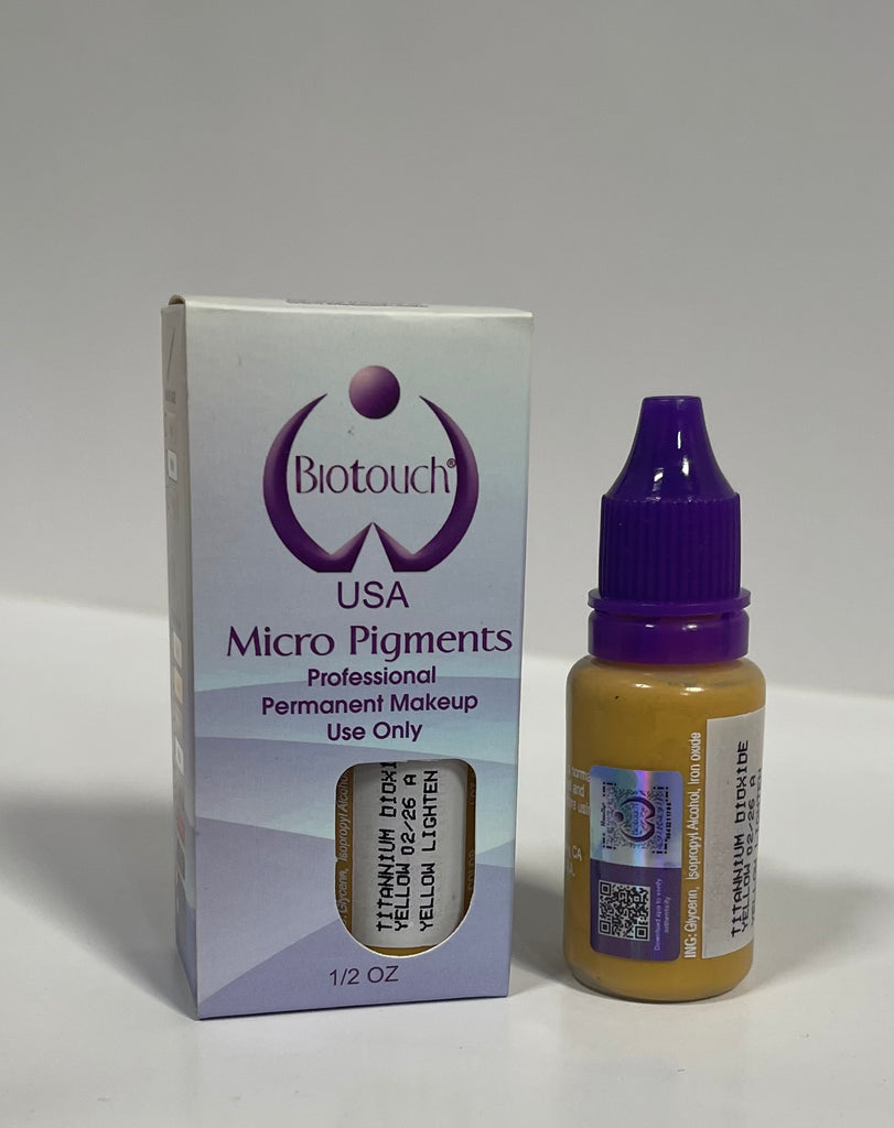1/2 oz Microblading Pigment - Yellow Lighten