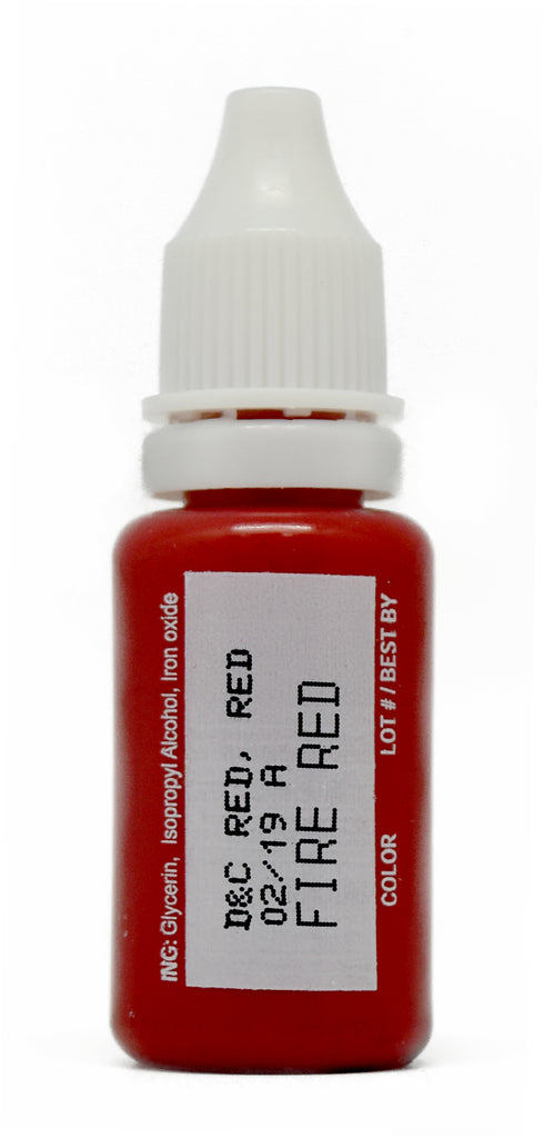 1/2 oz. Pigment Fire Red -
