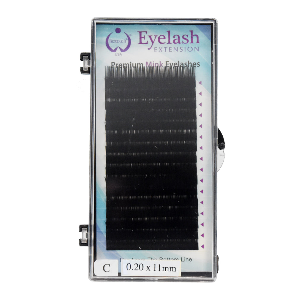 Premium Mink Lashes C-Curl 0.20 x 11 mm 16 pcs/pack -