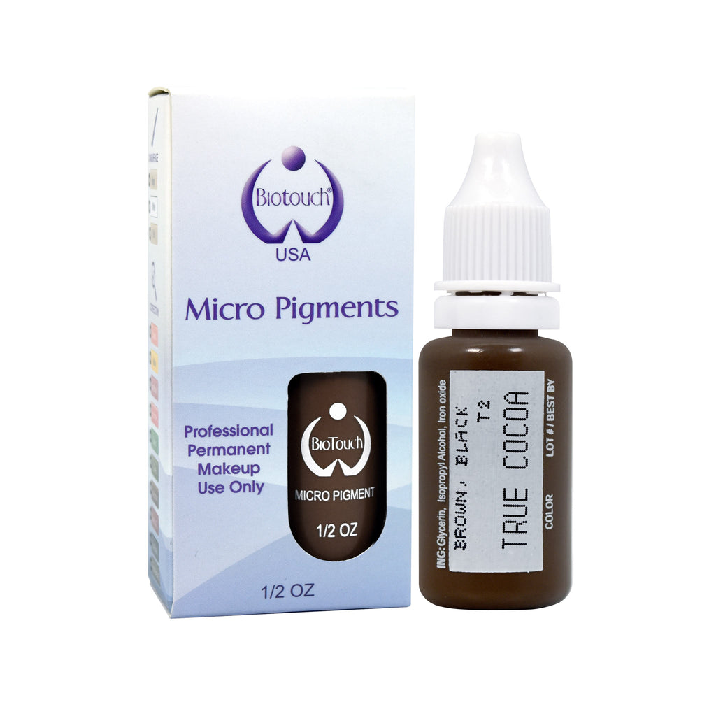 1/2 oz Pigment - True Cocoa, Dark Brown Shade in Ash Base-