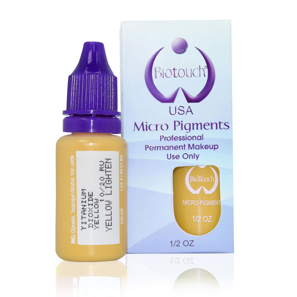1/2 oz Microblading Pigment - Yellow Lighten