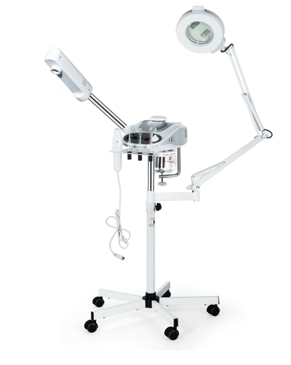 Facial Steamer Machine & Mag Lamp & High Frequency Skin Care 3 in 1