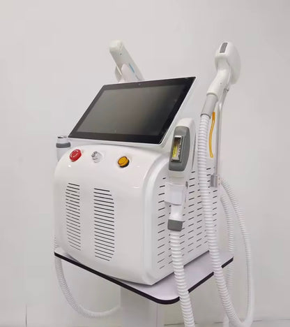 4-1 LASER DE MESA CON 4 TECNOLOGIAS: DIODO, IPL, ND YAG Y RADIOFRECUENCIA