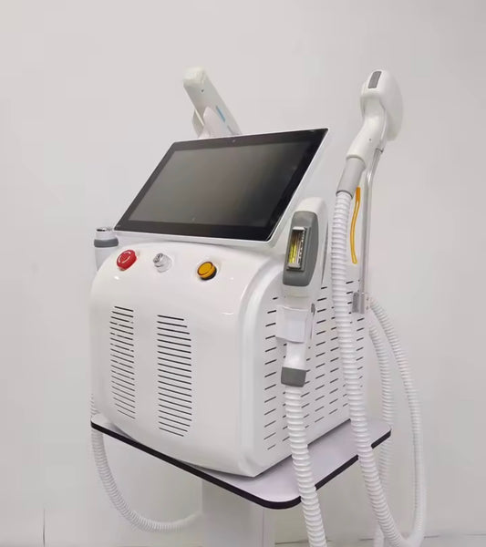 4-1 LASER DE MESA CON 4 TECNOLOGIAS: DIODO, IPL, ND YAG Y RADIOFRECUENCIA
