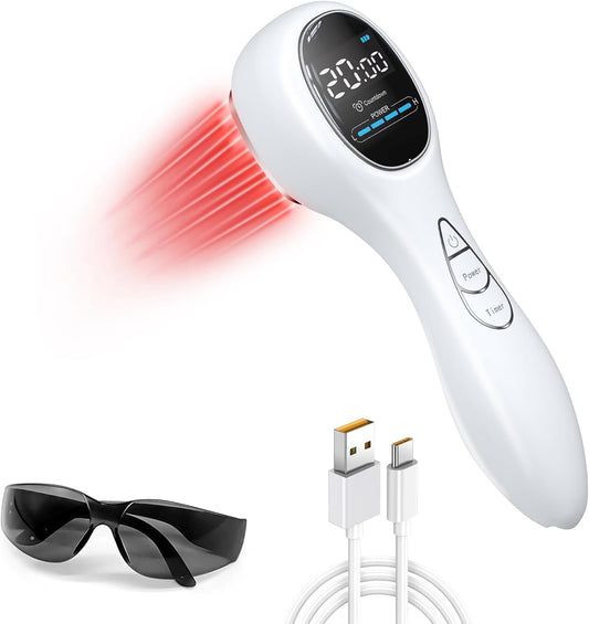 SUNJIKA Red Light Therapy Device Wand for Body, Infrared Light Therapy Device for Joint and Muscle & Tissue Pain Relief
