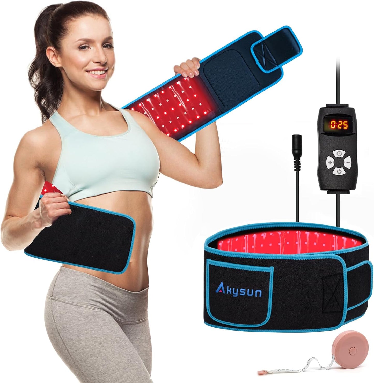 Red Light Therapy Belt, LED 660nm&850nm