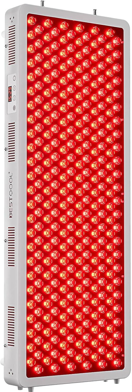 BestQool Red Light Therapy Device, 4 Wavelengths Full Body Infrared Red Light Therapy