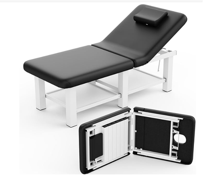 Massage Table with Backrest and Storage Space