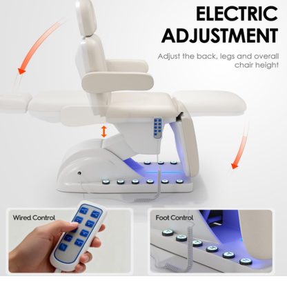 Massage Bed Fully Electric  Heavy-Duty Motorized Spa Chair/ Lash Bed/ Tattoo Chair