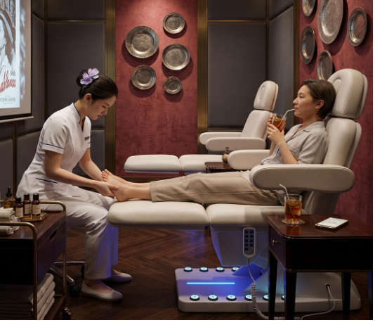 Massage Bed Fully Electric  Heavy-Duty Motorized Spa Chair/ Lash Bed/ Tattoo Chair
