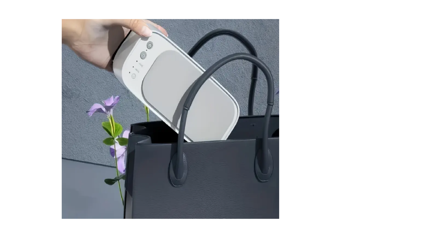 Compact & Portable Ultrasonic Cleaner with High-Frequency Vibration