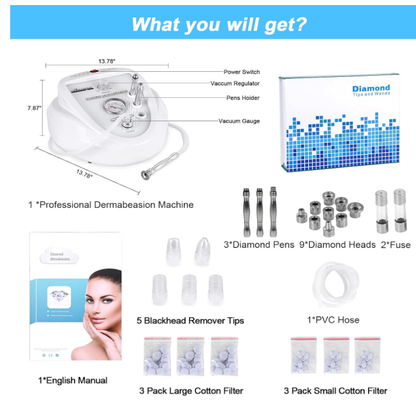 2 in 1 Diamond Microdermabrasion