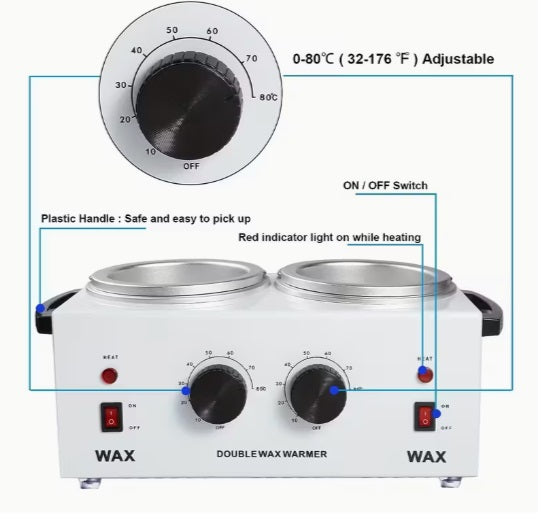 Double Wax Pot Professional Waxing Machine