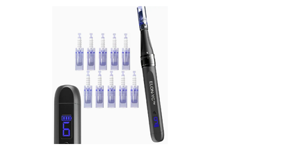ELON-YC Dermapen with 10pcs Nano-RD Cartridge