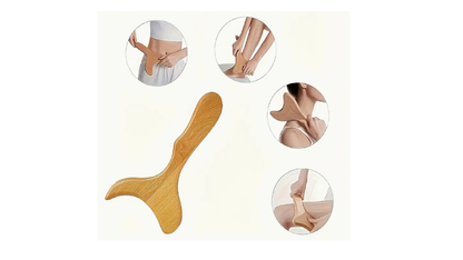 Fish Tail Shape Wooden Maderoterapia