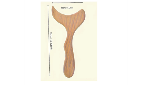 Fish Tail Shape Wooden Maderoterapia
