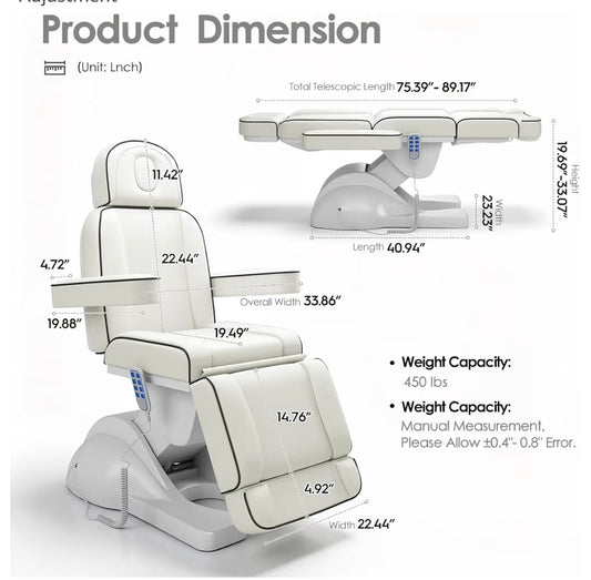 Professional Massage Bed with remote control