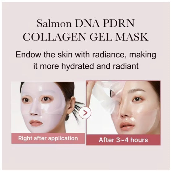 Salmon DNA PDRN pink collagen jelly gel mask