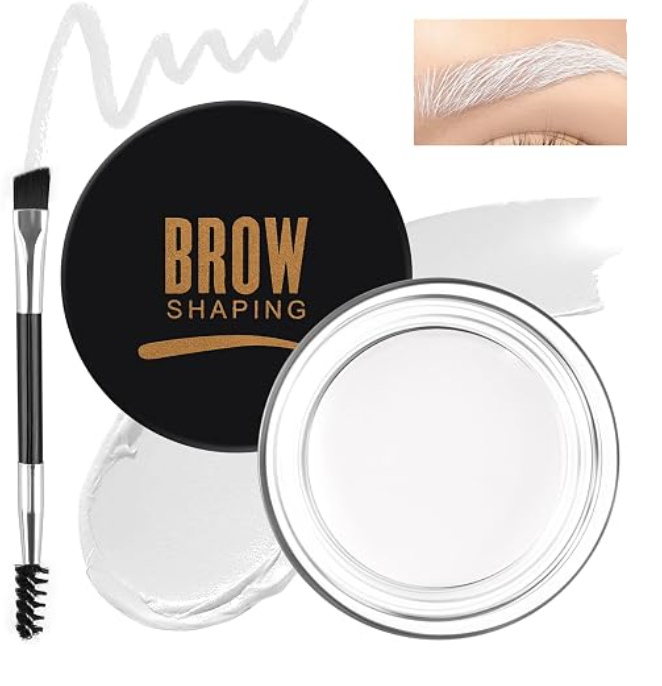 Eyebrow Pomade Kit with Dual-ended Eyebrow Brush,Waterproof & Long Lasting