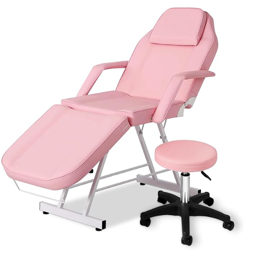 Massage Table Tattoo Chair with Spa Stool