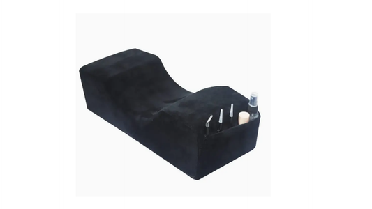 Eyelash Extension Neck Pillow | Velvet Comfort Cushion for Salon