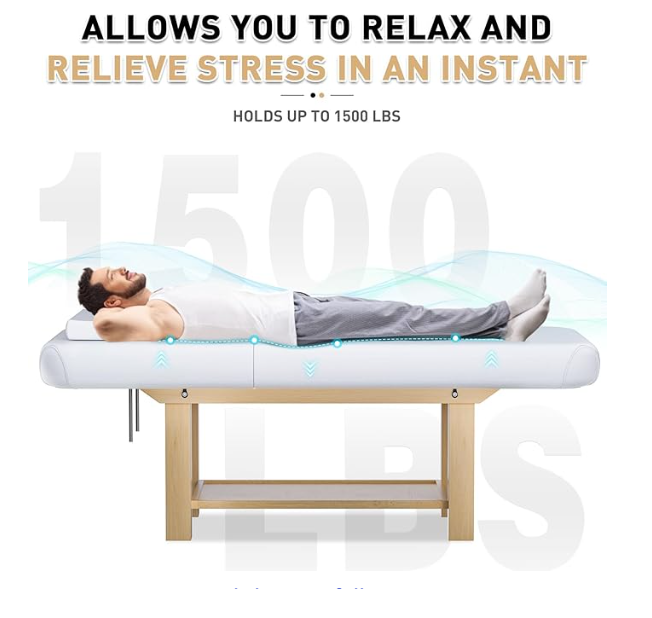 Esthetic, Massage, Tattoo Table with Memory Foam