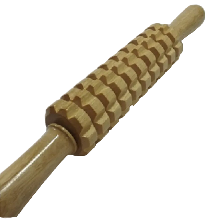 WOODTHERAPY - RODILLO MAZORCA ESTRIADO