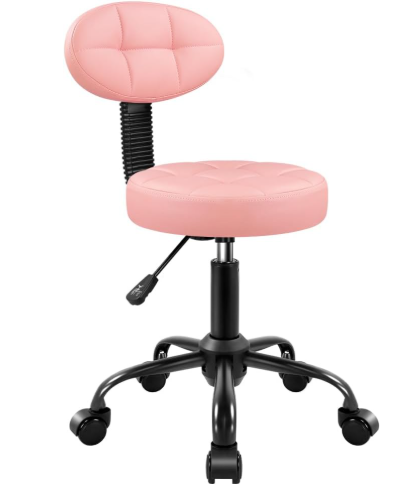 CHAIR Round Stool with Back for Work SPA  Height Adjustable Swivel Stool