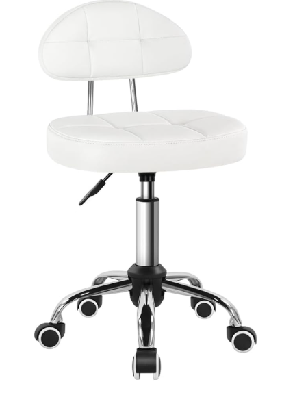 White Chair Stool