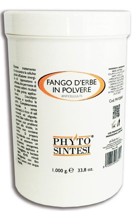 Powdered herbal mud