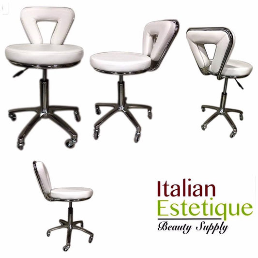 White Chair Triangle Black