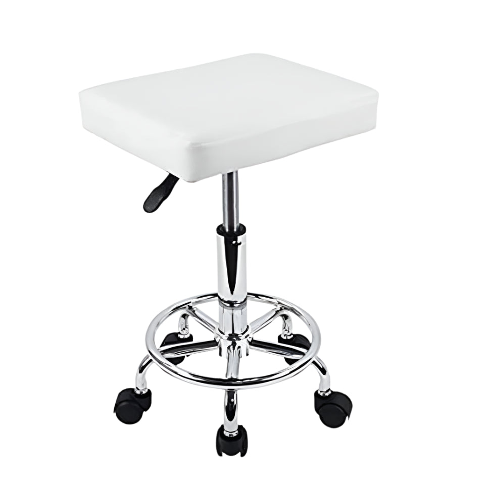 White Square Chair