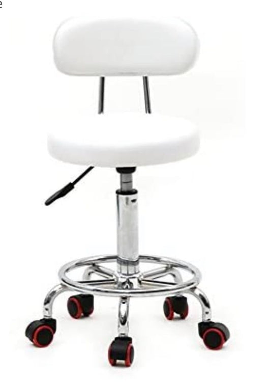 Chair with white back