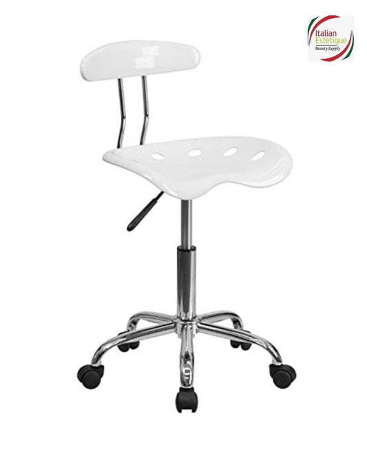 Plastic Chair with White Back