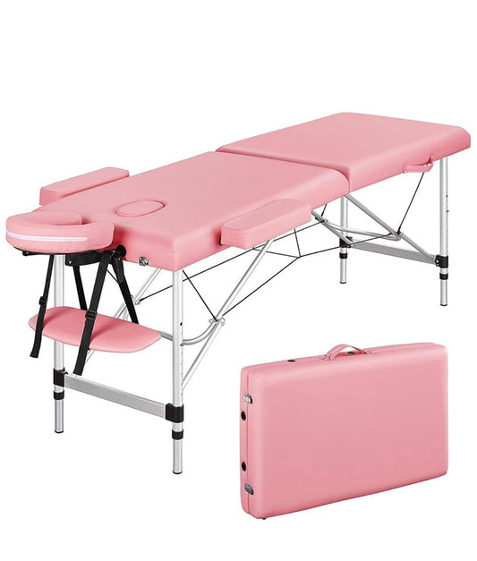 Stretcher with metal base (Includes bag) Pink
