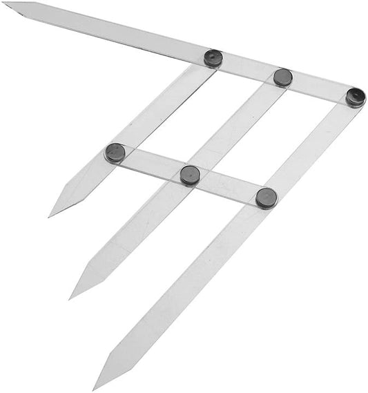 Eyebrow Tattoo Ruler Plastic & Metal-